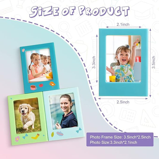 Magnetic Photo Frame – Solid Colors (2.5" x 3.5")