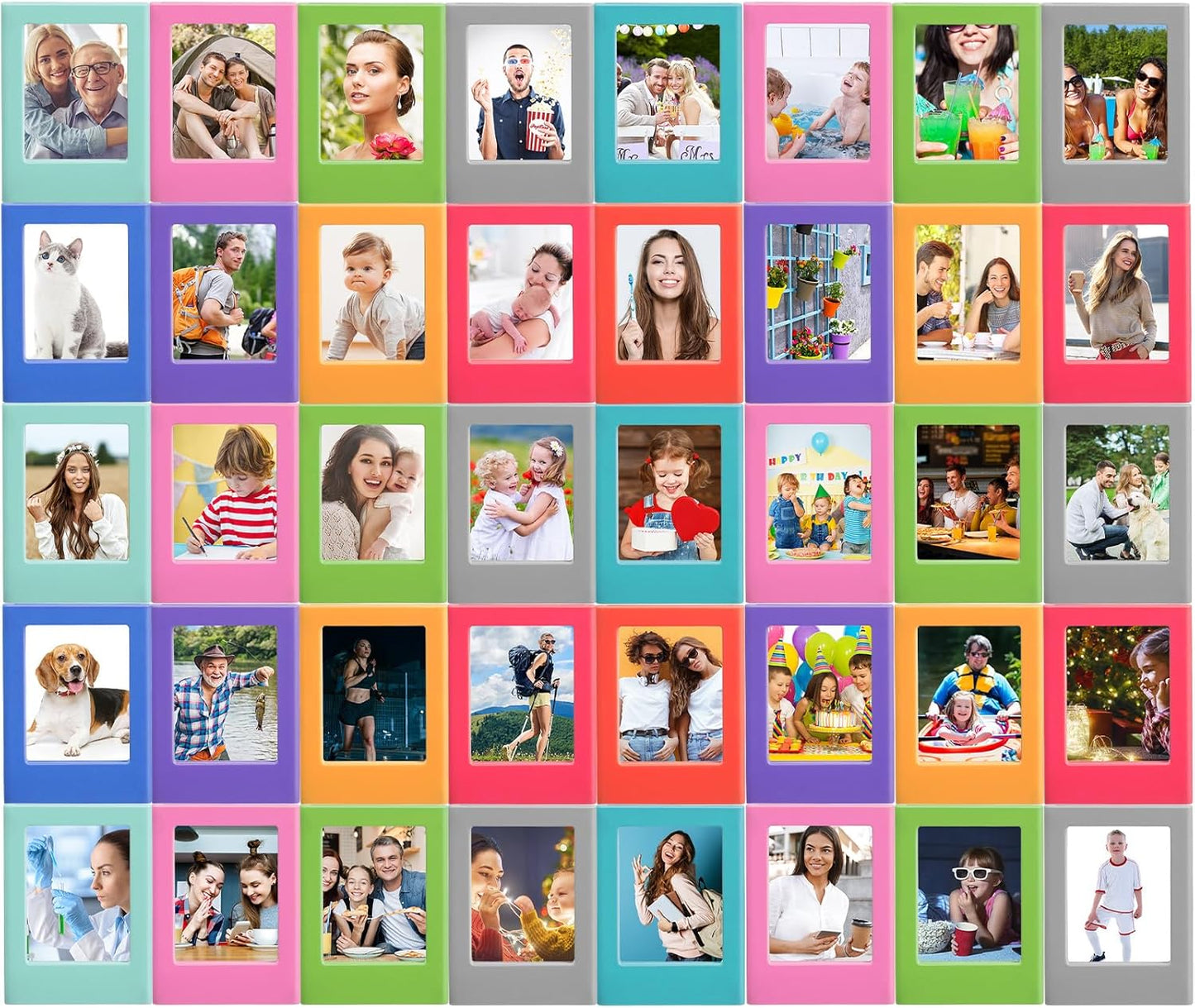 Magnetic Photo Frame – Solid Colors (2.5" x 3.5")