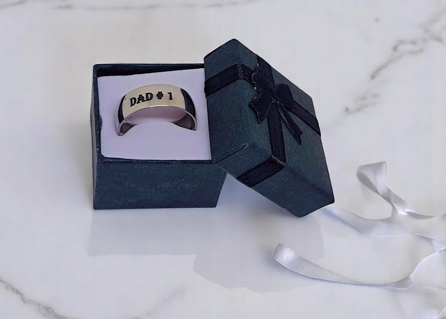 Stainless Steel Wedding Band Ring - Cool Simple Band For Women and Men Gifts for Special Occasions