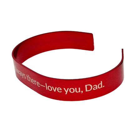 Anodized Aluminum Bracelets – 7" x 0.5" x 0.05", 6 Vibrant Colors – Customizable Cuff - Personalized Gifts