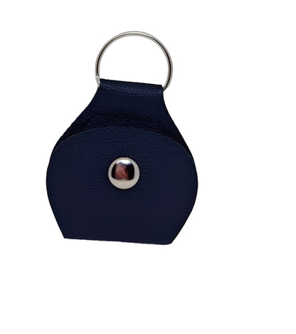 Pocket Hug Token – Double-Sided Stainless Steel Keepsake with PU Leather Keychain
