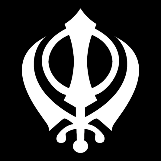10" Khanda UV decal