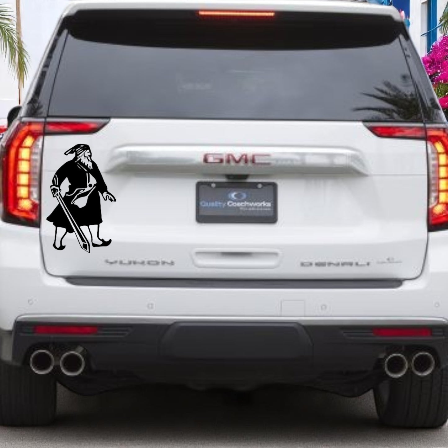 Baba Deep Singh Ji Black Car Decal – 10”
